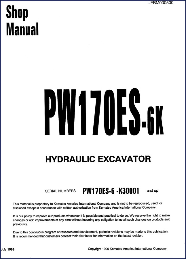 komatsu 70es, komatsu manual