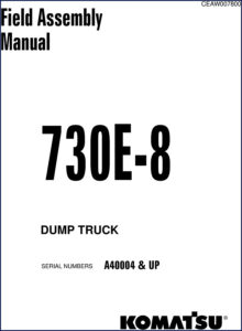 komatsu 730e, komatsu manual