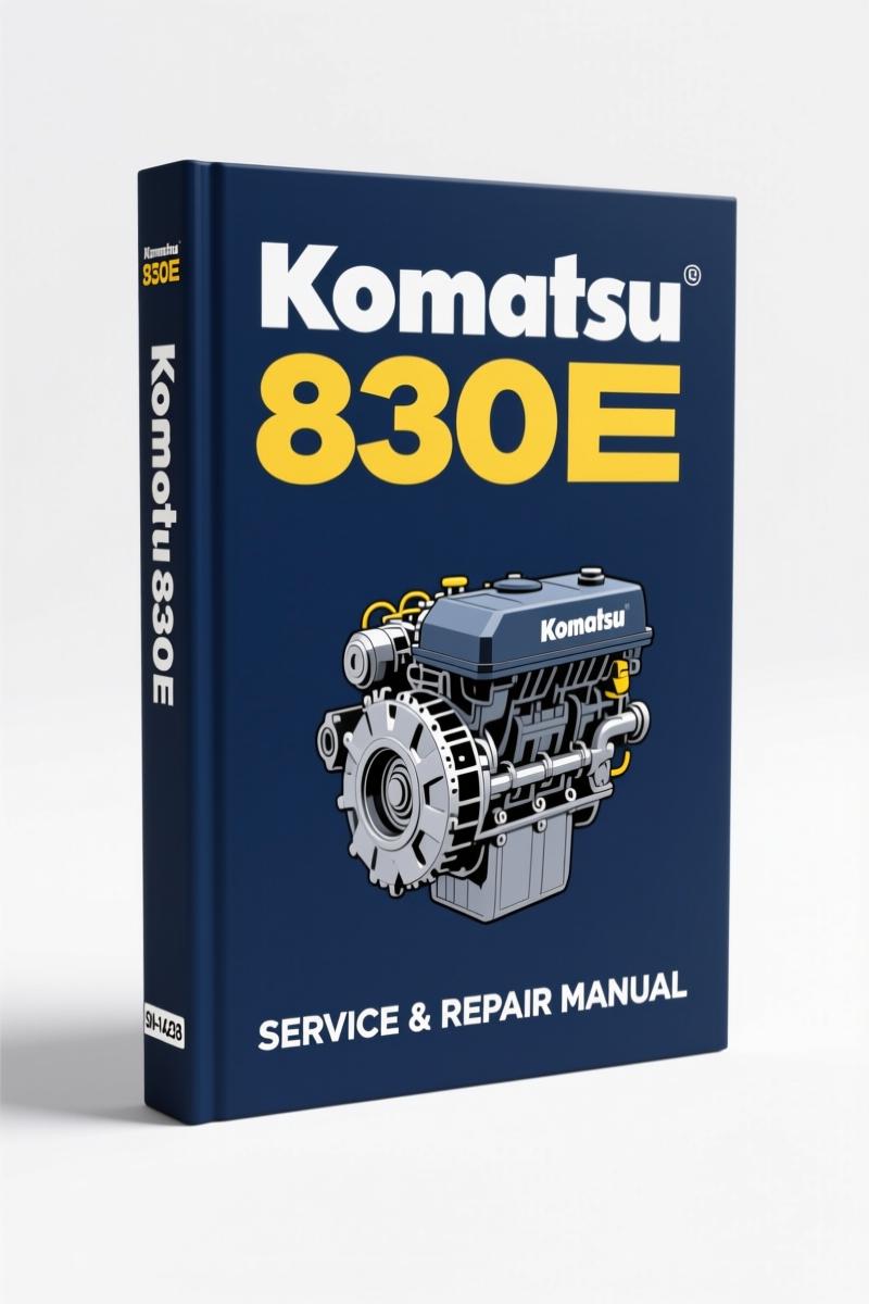 komatsu 830e technical manual, komatsu manual, komatsu 830e