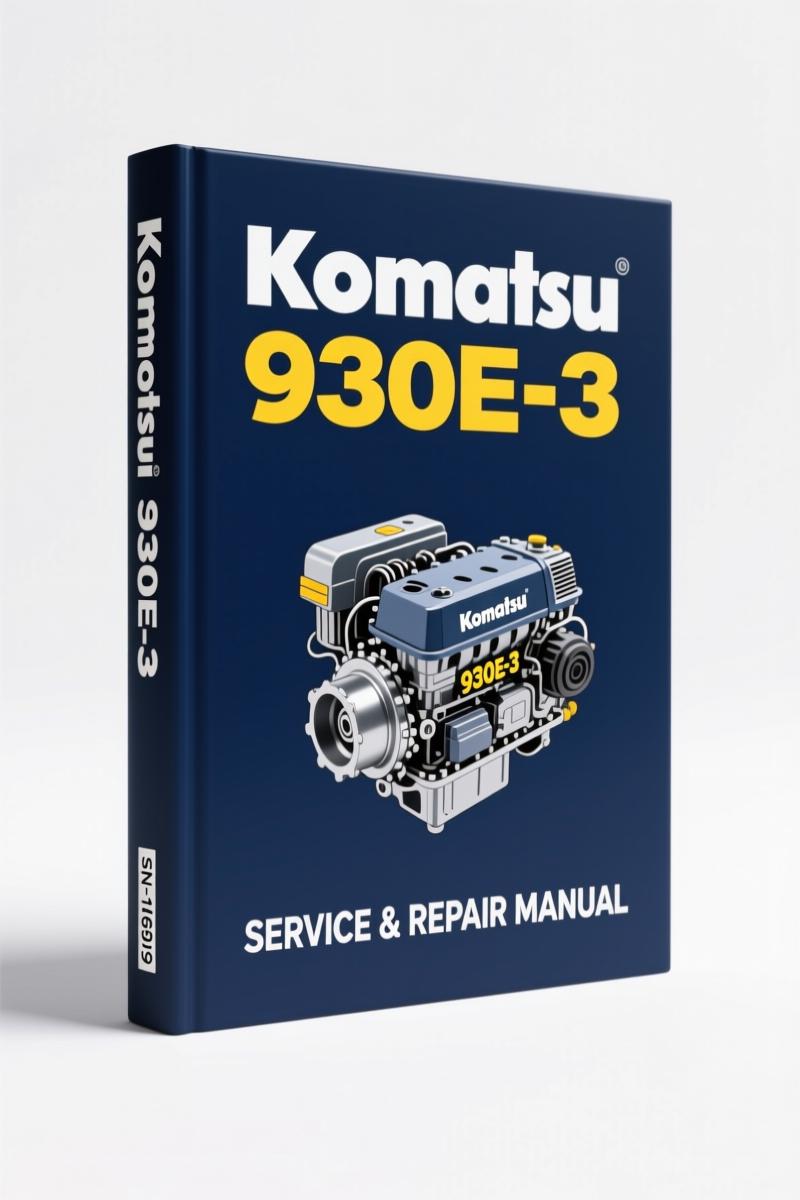 komatsu 930e, komatsu manual