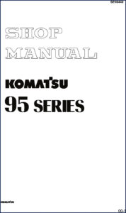 komatsu 95 workshop manual, komatsu workshop manual, komatsu 95