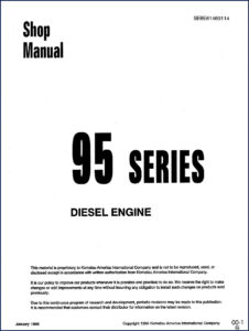 komatsu 95 series 1998 service manual, komatsu service manual, komatsu 95