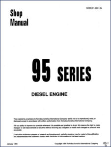 komatsu 95 1998 workshop manual, komatsu workshop manual, komatsu 95