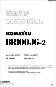 komatsu br100jg, komatsu manual
