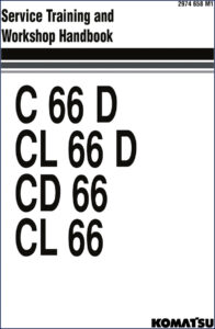 komatsu c 66 d, cl 66 d, cd, komatsu manual, komatsu c