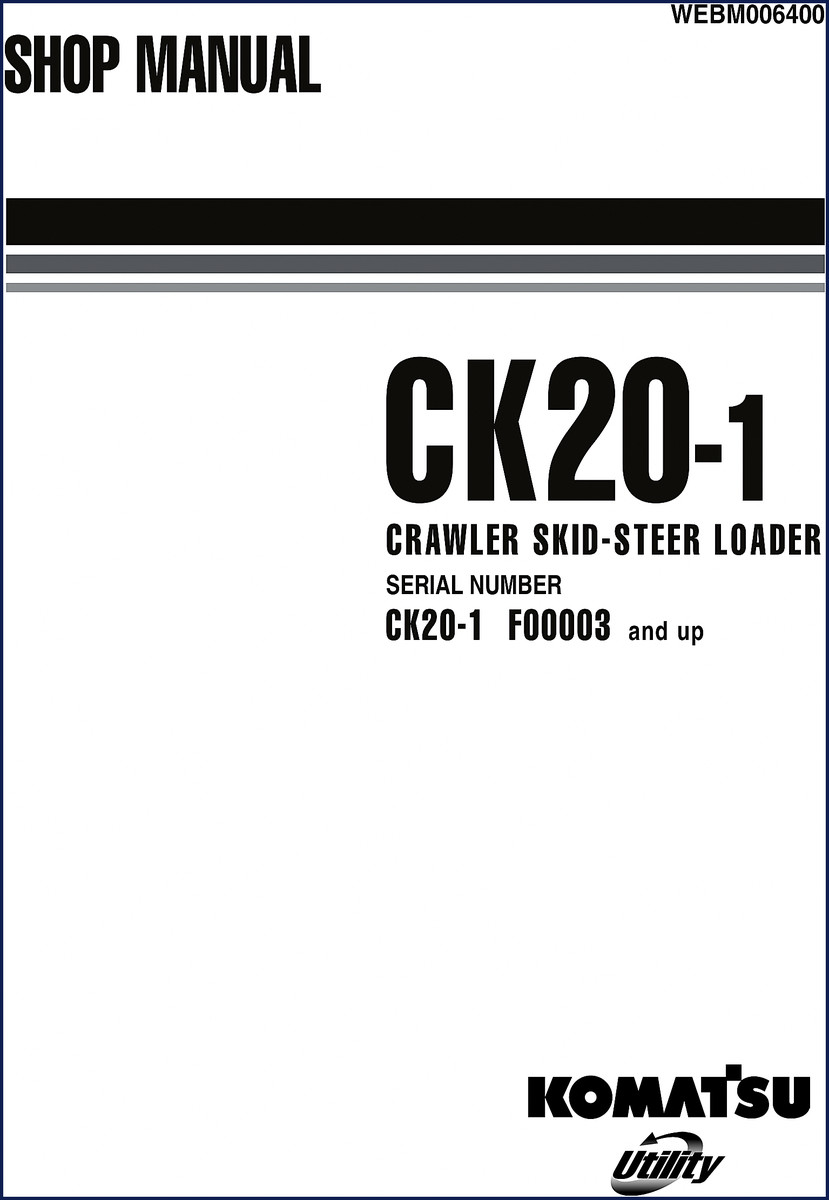 komatsu ck20, komatsu manual