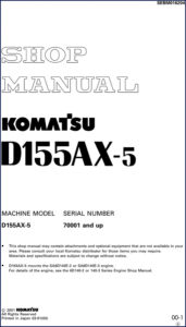 komatsu d155ax, komatsu manual