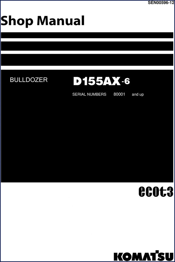 komatsu d155ax, komatsu manual