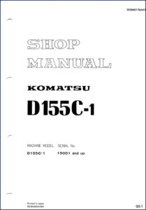 komatsu d155c, komatsu manual