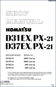 komatsu d31ex, komatsu manual