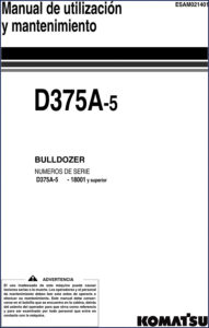 komatsu d375a, komatsu manual