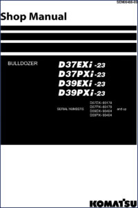 komatsu d37exi, komatsu manual