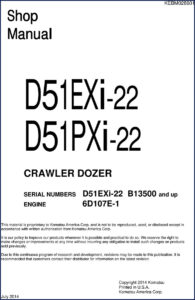 komatsu d51exi, komatsu manual