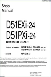 komatsu d51exi, komatsu manual