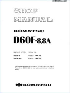 komatsu d60f, komatsu manual
