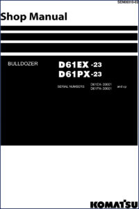 komatsu d61ex, komatsu manual