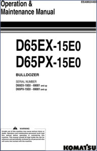 komatsu d65ex, komatsu manual