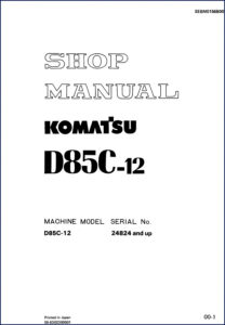 komatsu d85c, komatsu manual