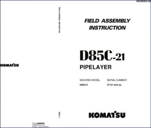 komatsu d85c, komatsu manual