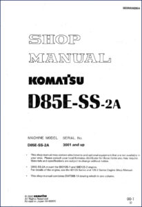 komatsu d85e, komatsu manual