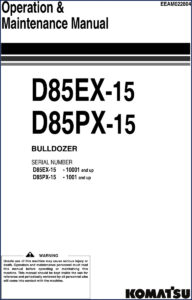komatsu d85ex, komatsu manual