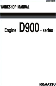 komatsu d900 workshop manual, komatsu workshop manual, komatsu d900