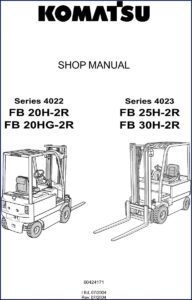 komatsu fb 20h, komatsu manual, komatsu fb