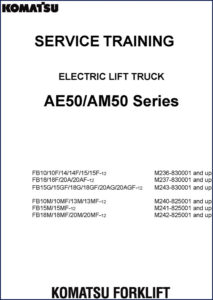 komatsu fb15 fb18 fb18m fb20m fb10 training manual, komatsu manual, komatsu fb15