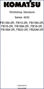komatsu fb13m, komatsu manual