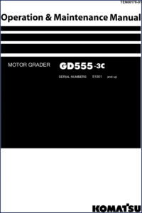 komatsu gd555, komatsu manual