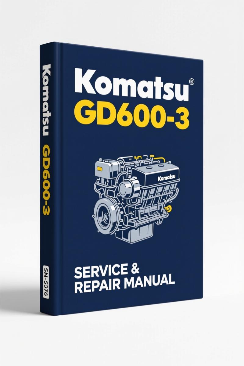 komatsu gd600, komatsu manual