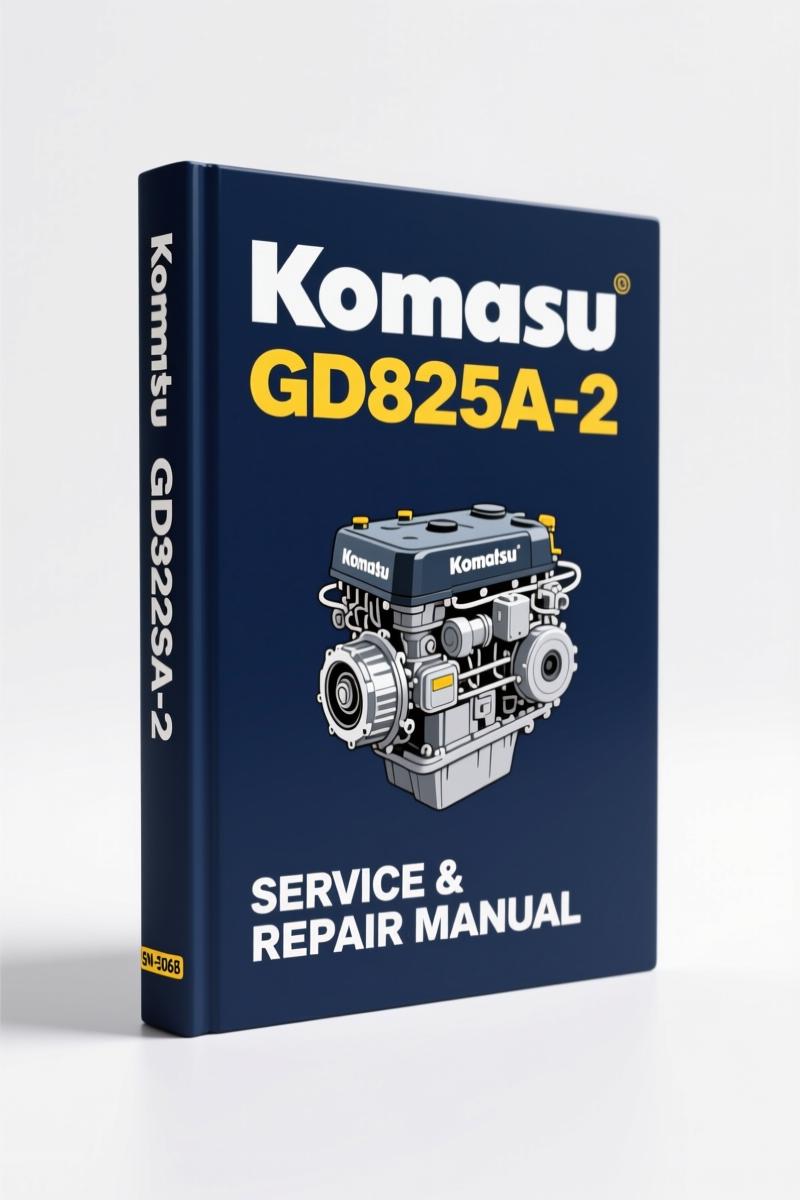 komatsu gd825a, komatsu manual