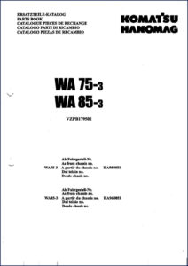 komatsu hanomag wa75, komatsu hanomag manual, komatsu hanomag hanomag