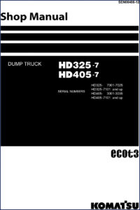 komatsu hd325, komatsu manual