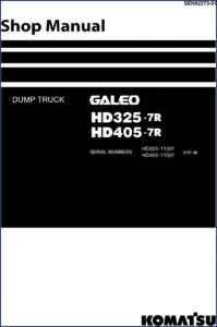 komatsu hd325, komatsu manual