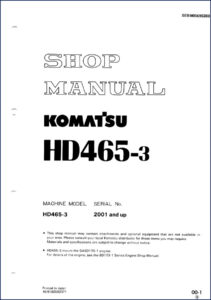 komatsu hd465, komatsu manual