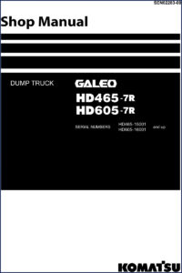 komatsu hd465, komatsu manual