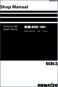 komatsu hm 400, komatsu manual, komatsu hm