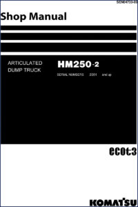 komatsu hm250, komatsu manual