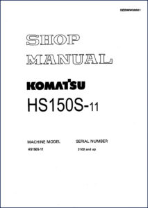 komatsu hs150s, komatsu manual