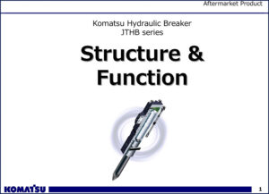 komatsu jthb60, komatsu manual