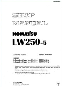 komatsu lw250, komatsu manual