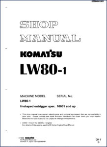 komatsu lw80, komatsu manual