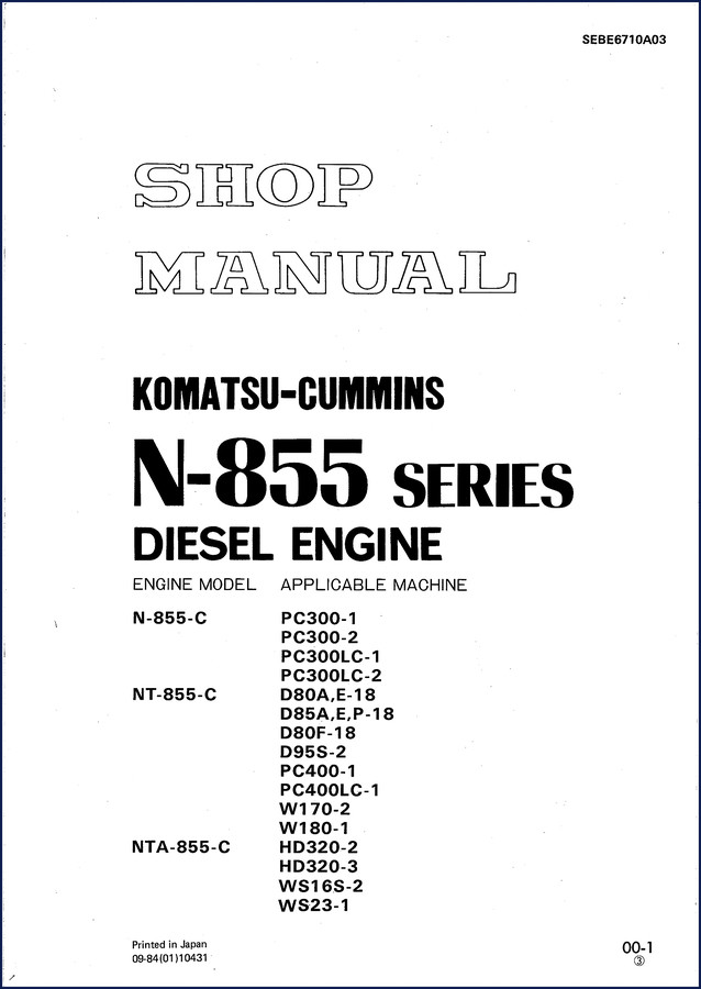 komatsu pc300, komatsu manual
