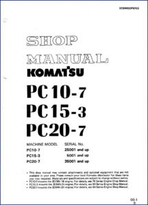 komatsu pc10, komatsu manual