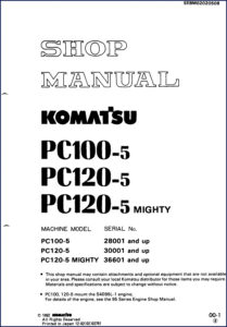 komatsu pc100, komatsu manual