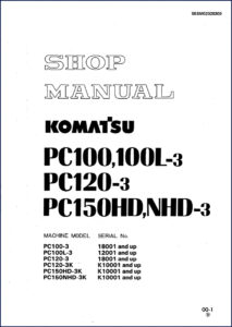 komatsu pc100, pc120, komatsu manual, komatsu pc100,