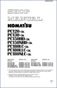 komatsu pc120, komatsu manual