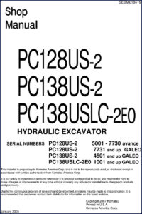komatsu pc128us, komatsu manual