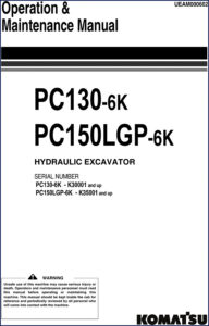 komatsu pc130, komatsu manual